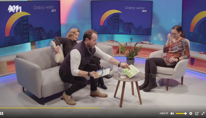 V pořadu Dobrý večer televize A11